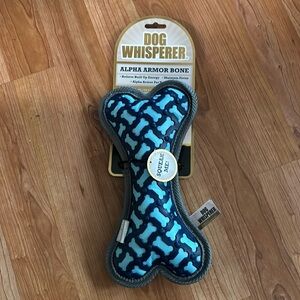 Dog Whisperer ~ Alpha Armor Bone ~ Dog Toy 9.5”
